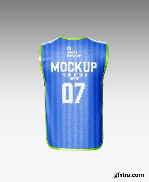 Training Soccer Vest Mockup 7MTV36B