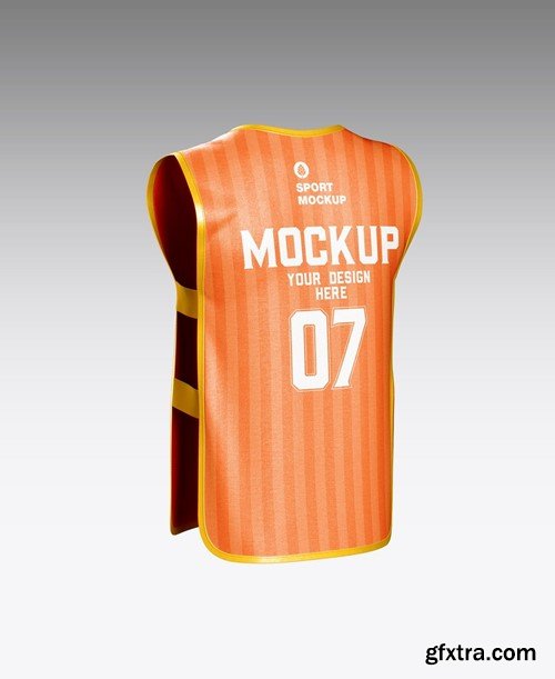 Training Soccer Vest Mockup 7MTV36B