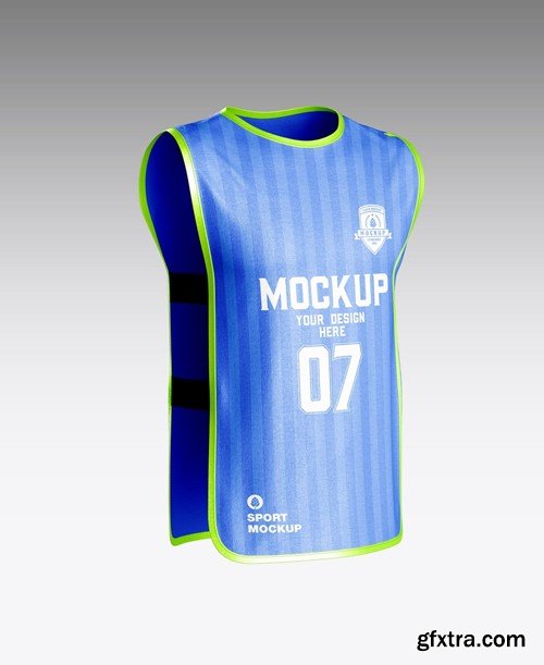 Training Soccer Vest Mockup 7MTV36B