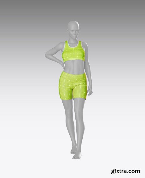 Women's Sport Kit Mockup XBDXE6W