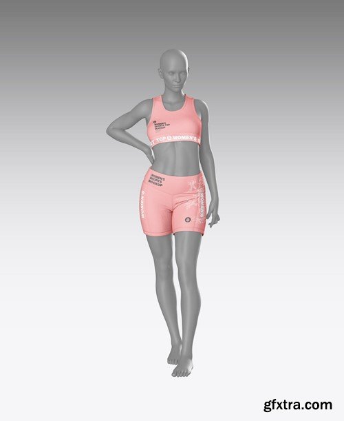 Women's Sport Kit Mockup XBDXE6W