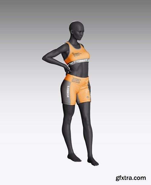 Women's Sport Kit Mockup XBDXE6W