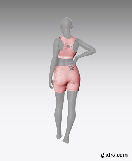 Women's Sport Kit Mockup XBDXE6W