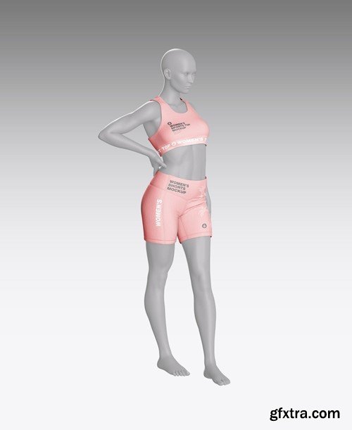 Women's Sport Kit Mockup XBDXE6W