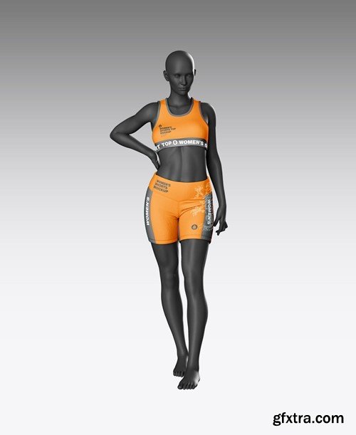 Women's Sport Kit Mockup XBDXE6W