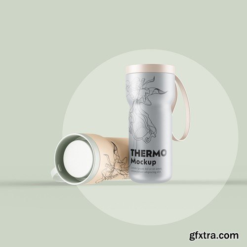 Thermo Bottle Mockup 9WYPGPB