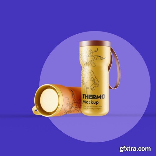 Thermo Bottle Mockup 9WYPGPB