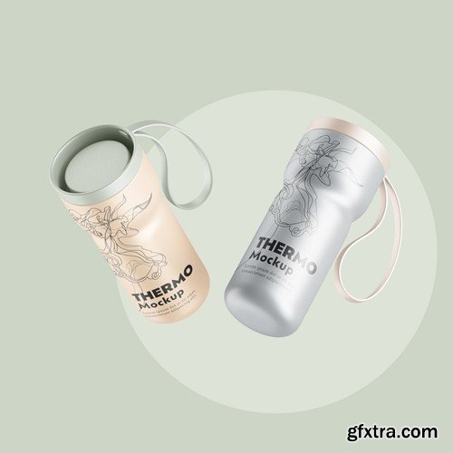 Thermo Bottle Mockup 9WYPGPB