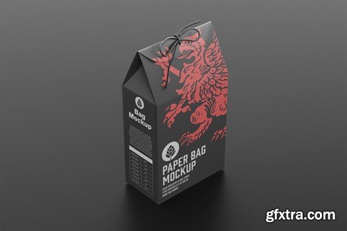 Paper Gift Bag Mockup LNLFPGL