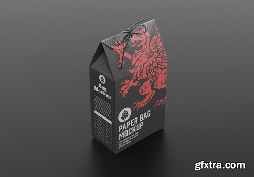 Paper Gift Bag Mockup LNLFPGL