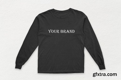 Long Shirt Mock-up U6EMPZN