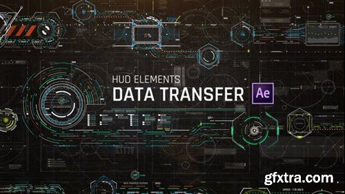 Videohive HUD Elements Data Transfer 45822521