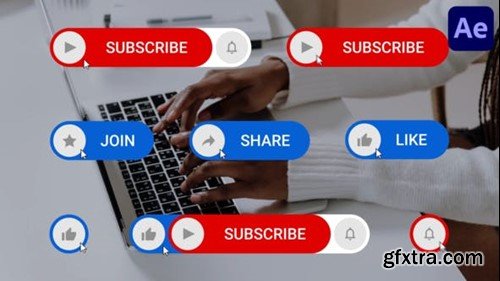 Videohive Youtube Subscribe Button Mode for After Effects 47192542