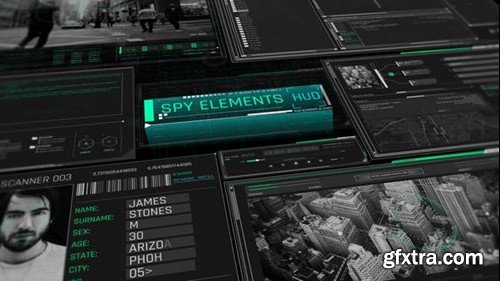 Videohive Spy Elements HUD 41023131