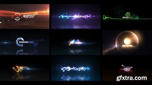 Videohive Glow Particles Logo Pack 7489265