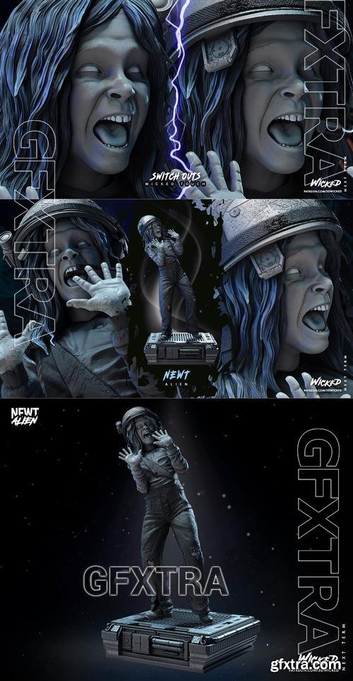 WICKED - Rebecca Newt Jorden Statue &ndash; 3D Print Model