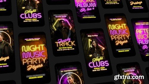 Videohive Neon Club Instagram Reels 47197310