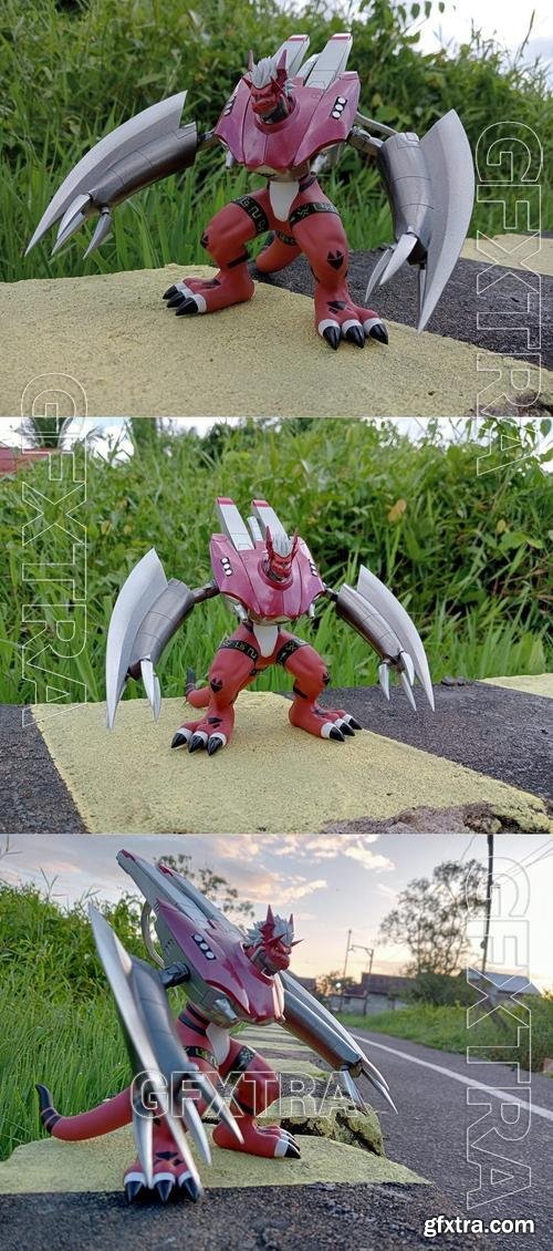 Digimon - Megalogrowmon &ndash; 3D Print Model