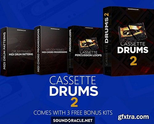 SoundOracle Sound Kits Cassette Drums 2 + Bonus