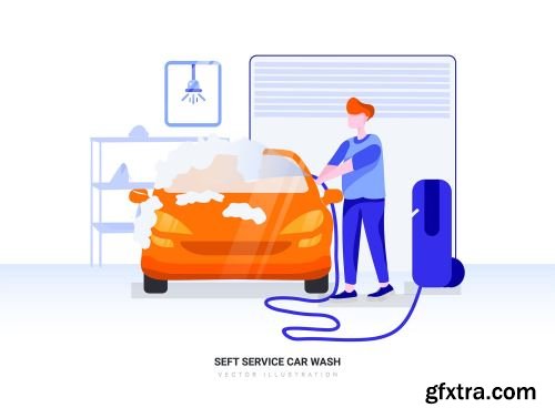 Cancer - Car Service Vector Scenes Ui8.net