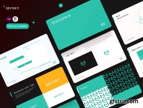 FOXY Brand Guideline - Branding & Style Guide Ui8.net