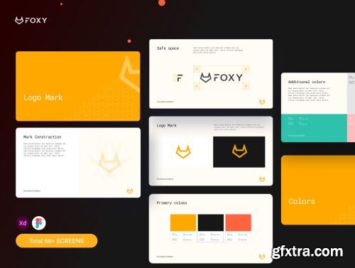 FOXY Brand Guideline - Branding & Style Guide Ui8.net