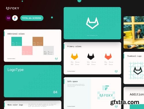 FOXY Brand Guideline - Branding & Style Guide Ui8.net