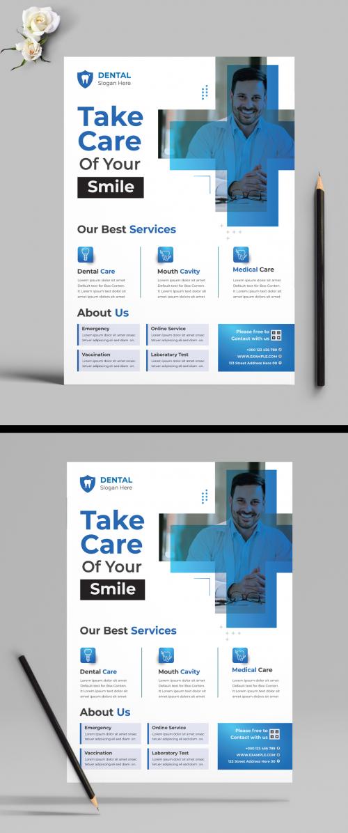 Dental Medical Flyer Design Template 586506920