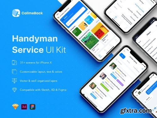 CallmeBack - Handyman Service UI Kit Ui8.net