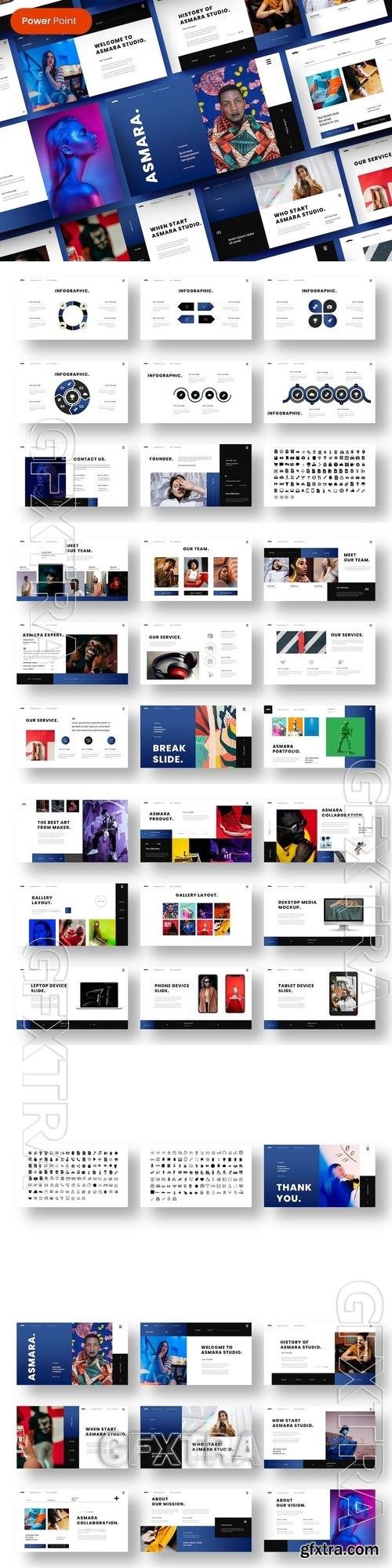 Asmara - Business PowerPoint Template B7LW2DS