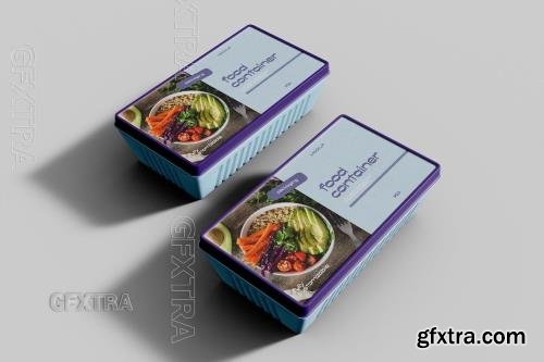 Takeaway Food Container Mockup XU89WHL