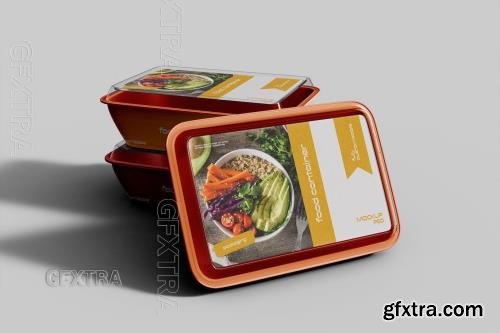 Takeaway Food Container Mockup UW97ZPB