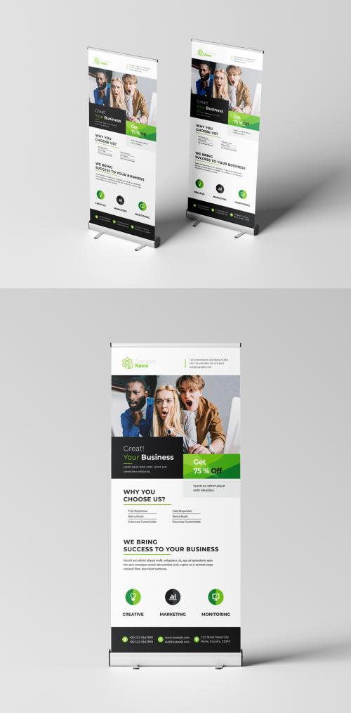 Business Rollup Banner Template 575931492