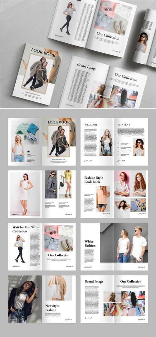 Fashion Lookbook Layout 584229354