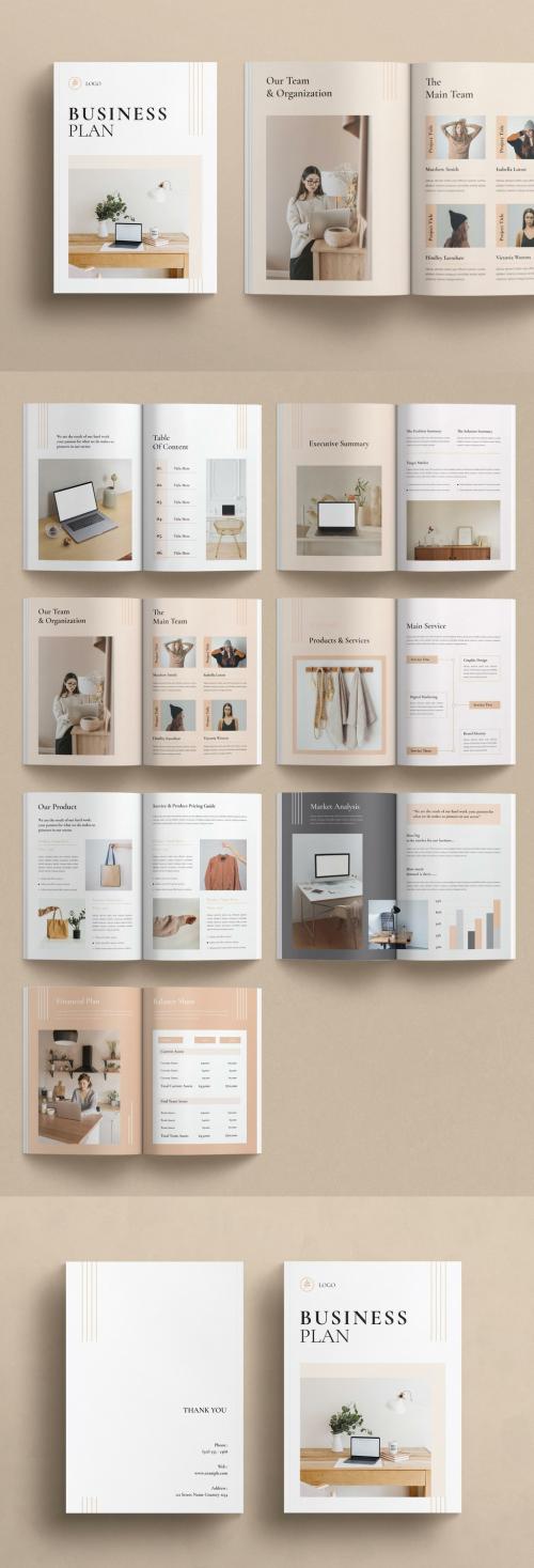 Business Plan Brochure Template 575332326