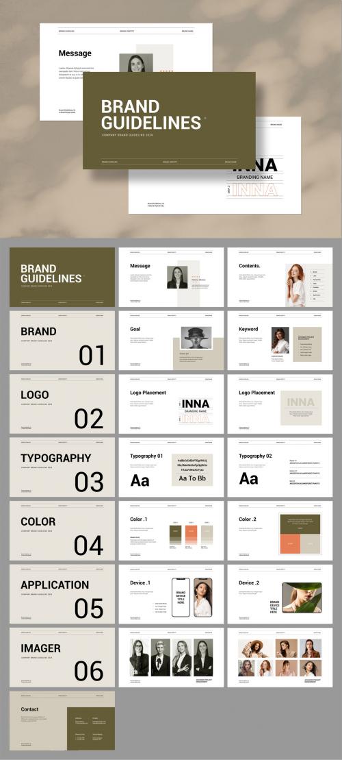 Brand Guidelines Manual Layout 566550829