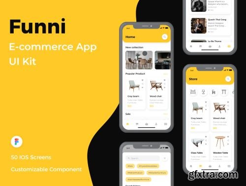 Funni - E-commerce App UI Kit Ui8.net