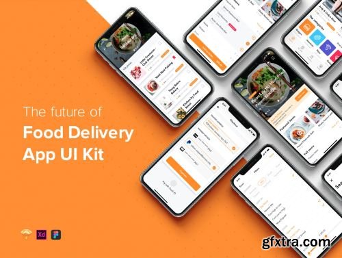 Fozzi - Food Delivery mobile app UI Kit Ui8.net