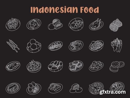 Food Illustration - Hand Drawn Icons Ui8.net