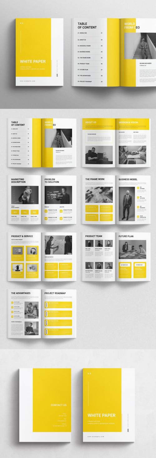 White Paper Template 568014171