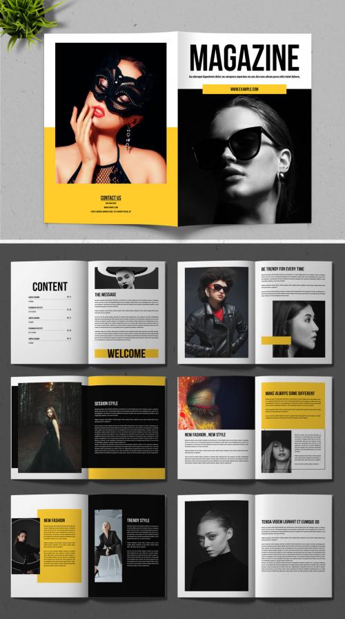 Fashion Magazine Template 552791838