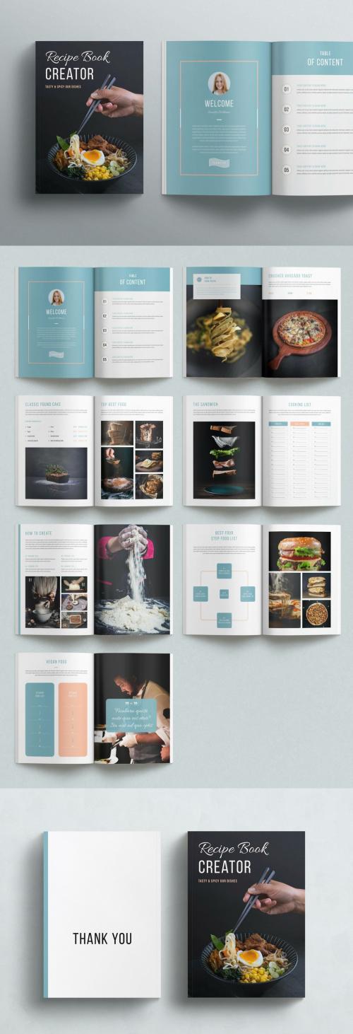 Recipe Book Creator Template 565578093