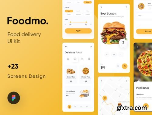 Foodmo - Food Delivery App Ui8.net