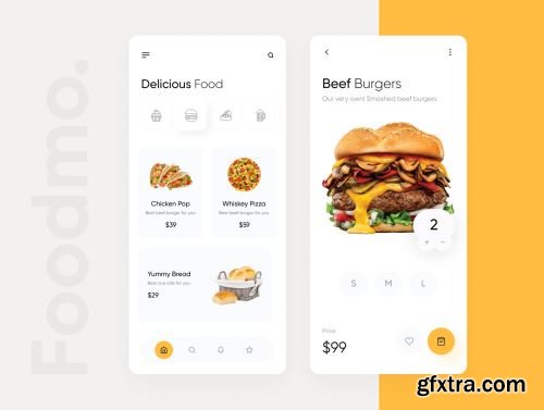 Foodmo - Food Delivery App Ui8.net