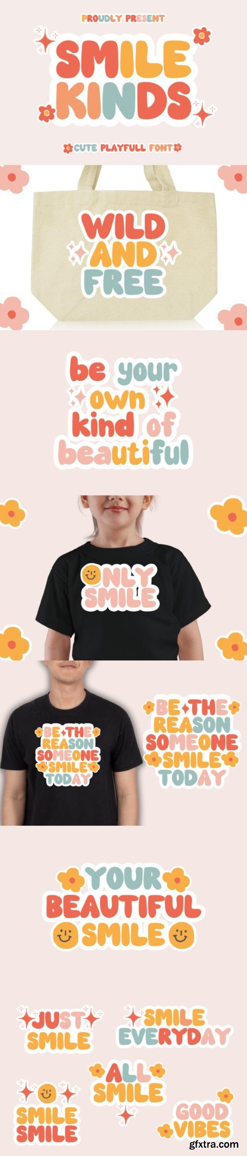 Smile Kinds Playful Font