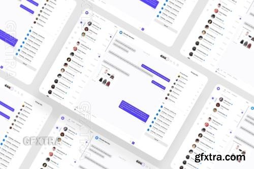 Chatting Dashboard UI Kit 5ZGMH85