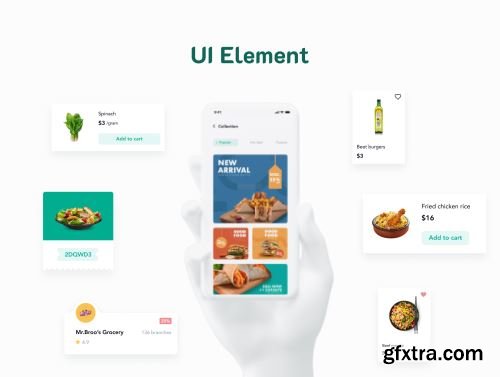 Fooddoor - Food delivery app Ui8.net