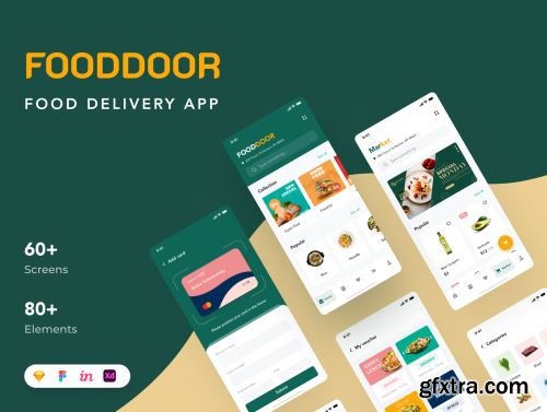 Fooddoor - Food delivery app Ui8.net