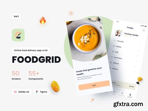 FoodGrid Ui8.net