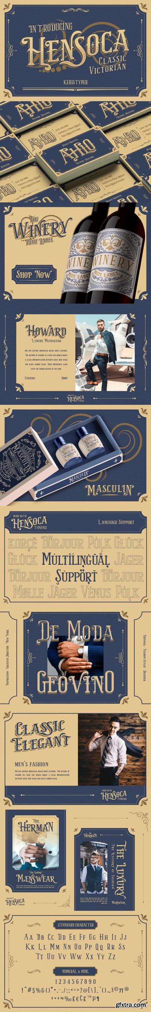 Hensoca Classic Victorian Font